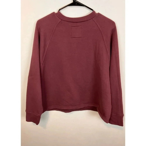 Madewell MWL Betterterry Henley Sweatshirt Size Small - Picture 9 of 11